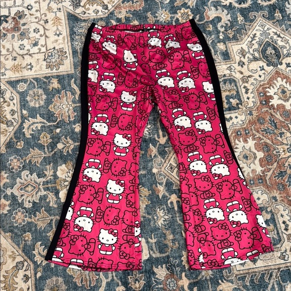 SHEIN 3XL Fuchsia Hello Kitty Lounge Flare Pants - Picture 1 of 14